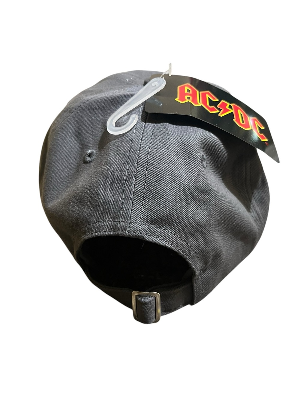 AC/DC Gray Crystal-Embellished Baseball Hat - Picture 3 of 5